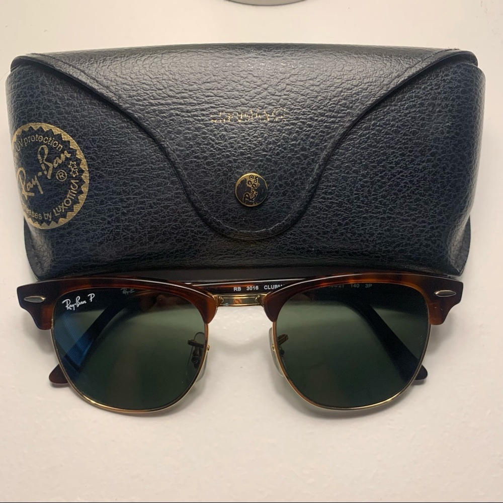 Ray Ban Polarized Club Master Sunglasses